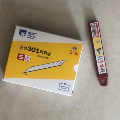 Beli 30 Degree Snap Off Blades Angle Mobil Kecantikan Alat Pemotong S301 SK2 9mm Cutter Blades pembuatan online