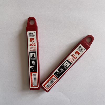 Beli 9mm Snap Off Utility Knife Blades SK2 Baja Karbon Tinggi pembuatan online