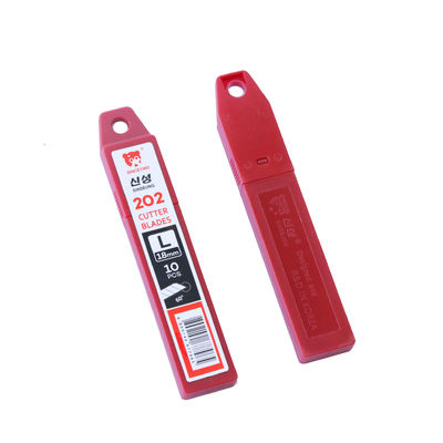Beli Sinseung L202 18mm Snap-Off Knife Cutter Blades Cardboard Perak Blade Besar pembuatan online