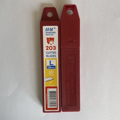 Beli 18mm Snap Off Blade 60 derajat Sinseung L203 Sudut 0.5mm Ketebalan pembuatan online