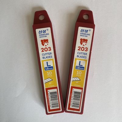 Beli L203 18 mm Snap Blades SK2 Carbon Steel Blades untuk pemotongan profesional yang akurat pembuatan online
