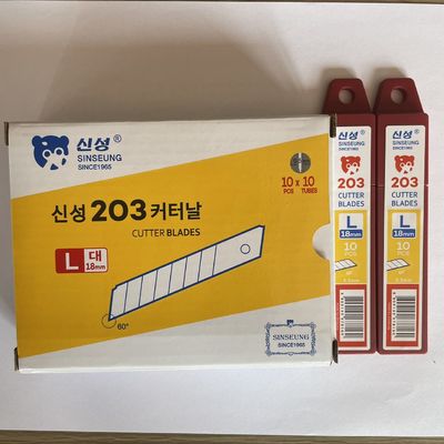 Beli 18mm Snap Off Blade Knife Sinseung L203 0.5mm 60 derajat sudut pembuatan online
