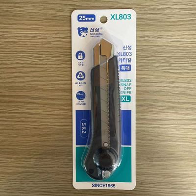Beli 25mm Hitam Snap Off Utilitas Pisau Untuk Memotong Scraping Trimming pembuatan online