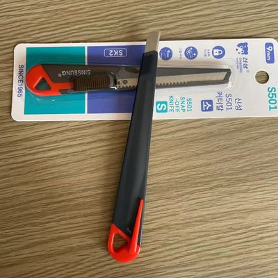 Beli SK2 Steel Blade Hitam Retractable Snap Off Knife pembuatan online