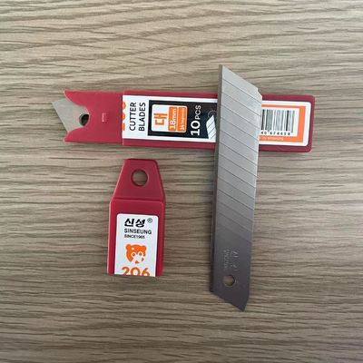 Beli Silver Blade Warna 18mm Cutter Blades Yang Dibuat Dari SK2 Baja Karbon Tinggi Dengan Sudut 60° pembuatan online