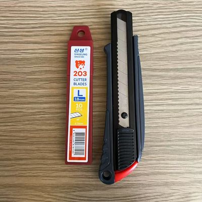 Beli SK2 Baja Karbon Tinggi 18mm pisau pemotong presisi pemotongan kompatibel dengan sebagian besar pisau utilitas pembuatan online