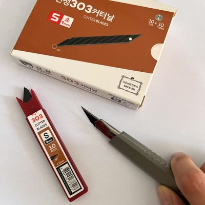 Beli Mata Pisau Pemotong Bahan Baja Karbon Tinggi SK2 Ketebalan 0.38mm Untuk Ukuran Kecil Pembungkus Mobil pembuatan online