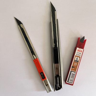 Beli Mata Pisau Pemotong 9mm Tebal 0.38mm Terbuat dari Baja Karbon Tinggi SK2 untuk Pemotongan Tugas Berat pembuatan online