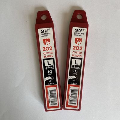 Kardus Perak Besar Sinseung L202 18mm Snap-Off Blade Penggantian
