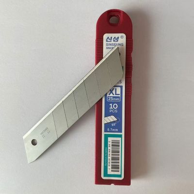 SK2 Baja Karbon 7 Segmen Pisau Pemotong 25mm Dengan Sudut ujung pisau 60 derajat