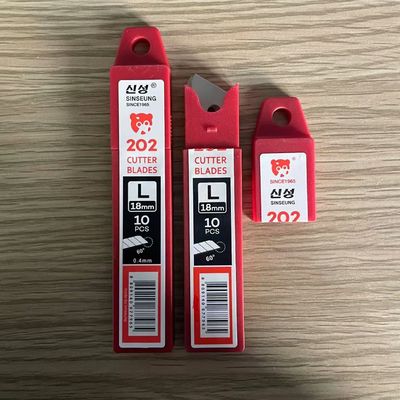 8 Segmen 18mm pisau pemotong 60° Sudut 0,5 mm Ketebalan Performa pemotongan