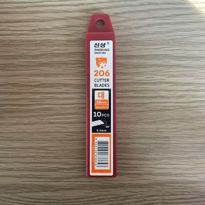 Perak 109mm Panjang 15 Segmen 18mm pisau pisau untuk kinerja yang tahan lama