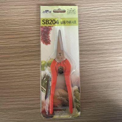 Gunting serbaguna gagang merah profesional Ringan