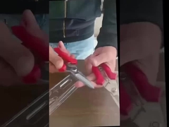 Orange Handle Hardware Scissors dengan Kekerasan HRC 58-60 dan Rust-Resistant SK5 Steel Blades