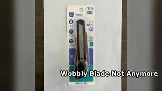 L705 Kenop Putar Tugas Berat Pemotong 18Mm Kontrol Kuat Terhadap Alat Pemotong Keamanan Pisau